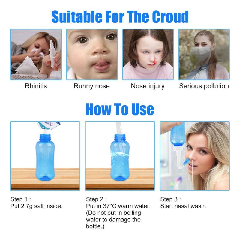【WA】Nasal Irrigator Rinse Bott - Neti Pot Nasal Rinse のレビューと価格