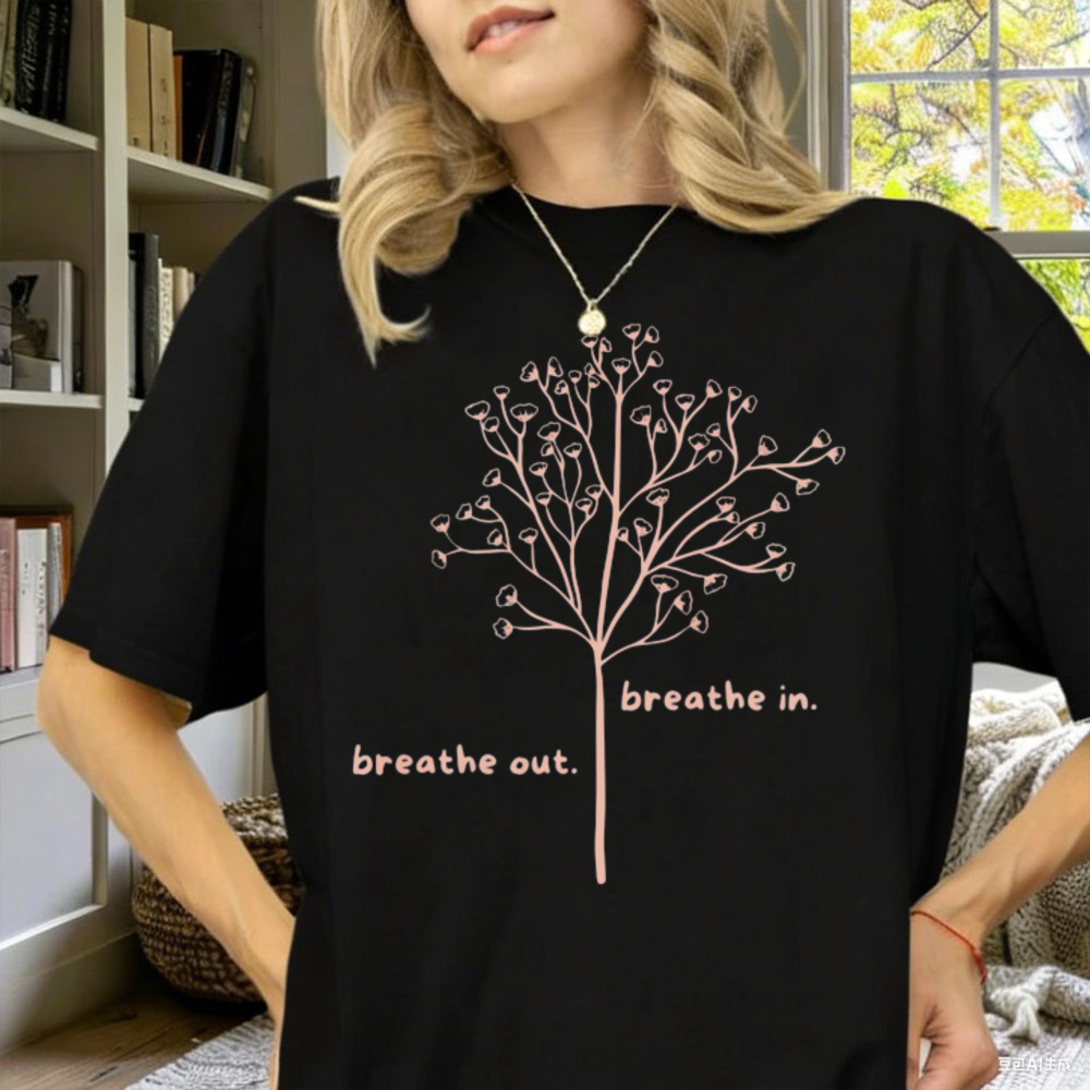 Breathe in Breathe Out T-Shirt - Your Health Wellness のレビューと価格