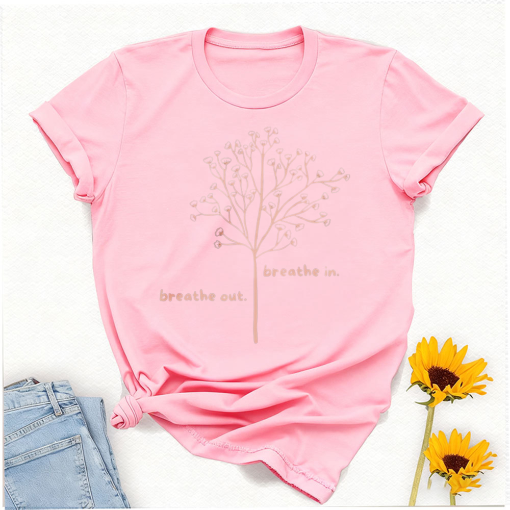 Breathe in Breathe Out T-Shirt - Your Health Wellness のレビューと価格
