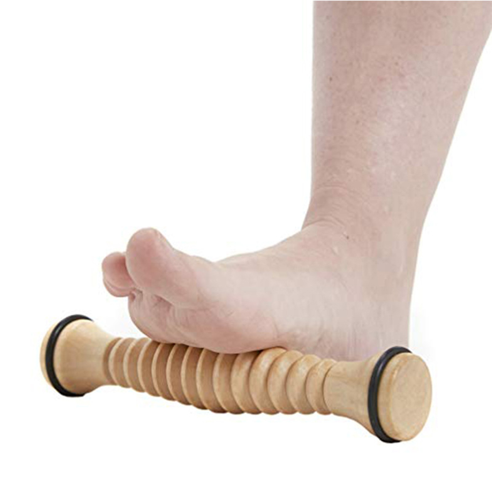 Wooden Massager Body Back Wood - Reflexology Foot Roller のレビューと価格