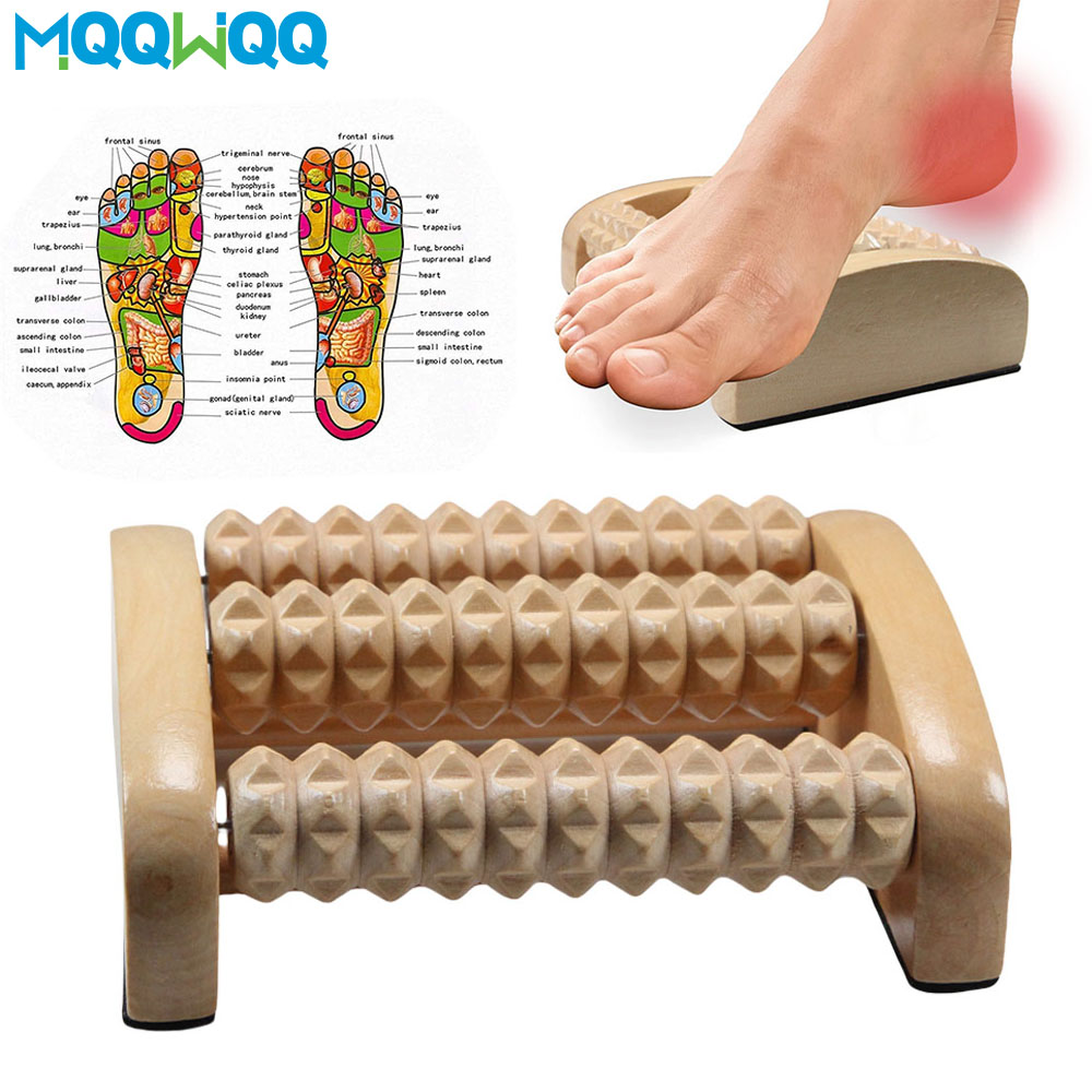 Foot Massage Roller Wood Thera - Reflexology Foot Roller のレビューと価格