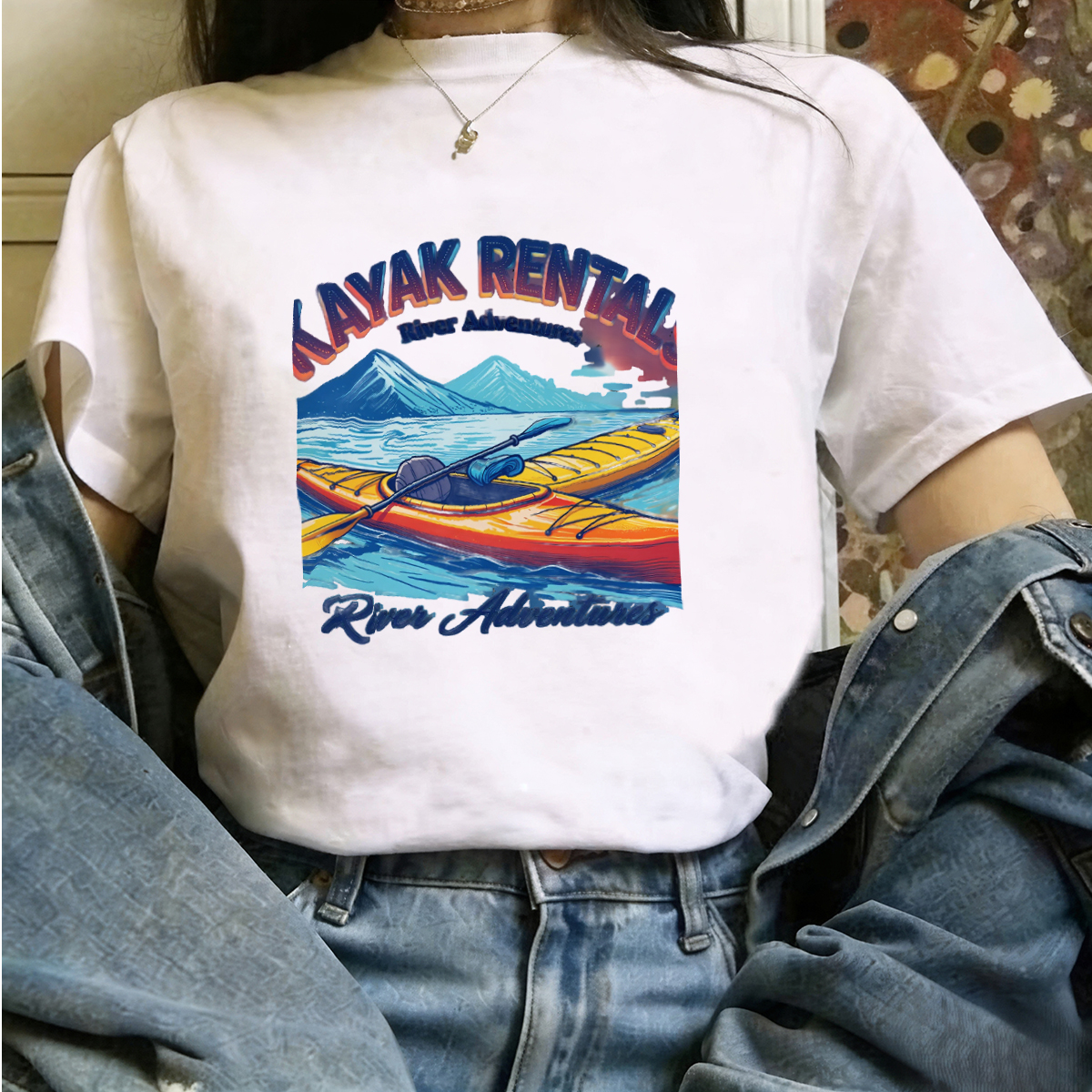 T Shirts Indoor Pool Boat Neck - Your Health Wellness のレビューと価格