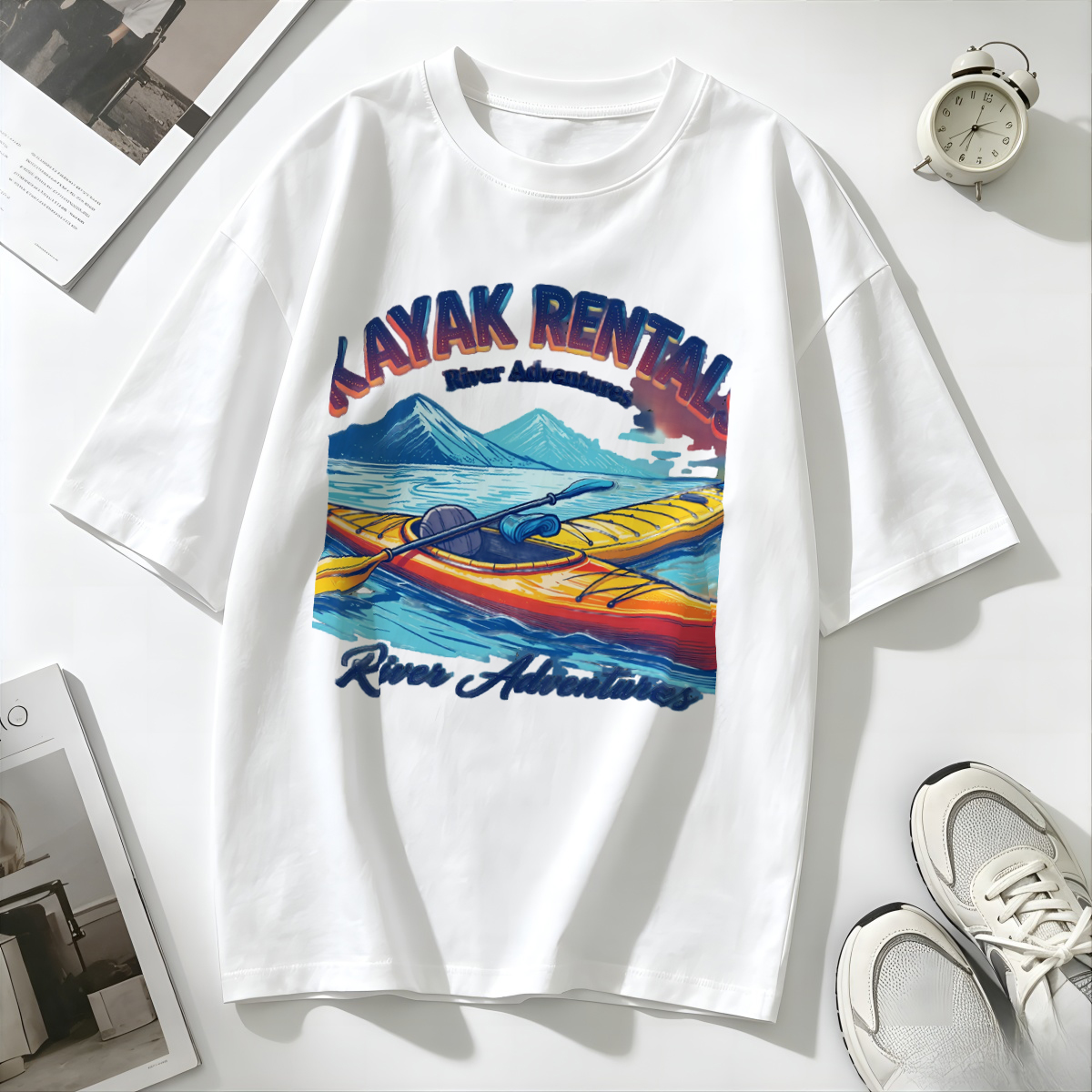 T Shirts Indoor Pool Boat Neck - Your Health Wellness のレビューと価格