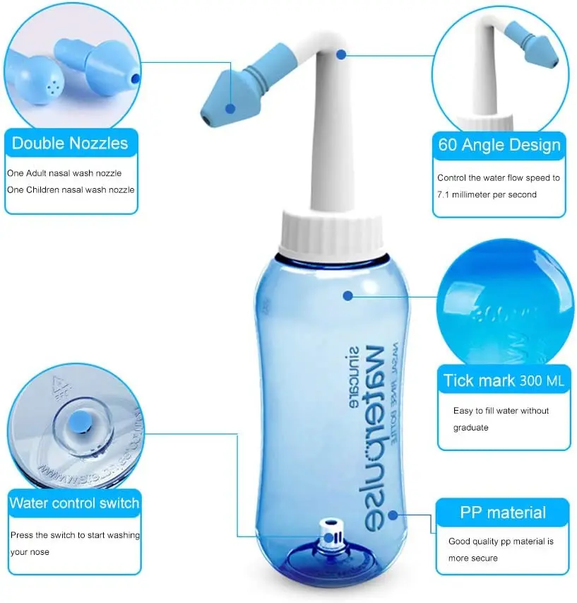 300ml 500ml nasal irrigator fo - Neti Pot Nasal Rinse のレビューと価格