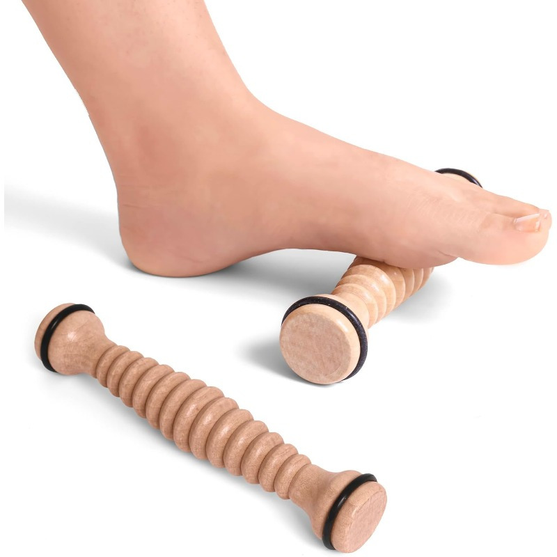 1pc wooden foot massager-foot  - Reflexology Foot Roller のレビューと価格