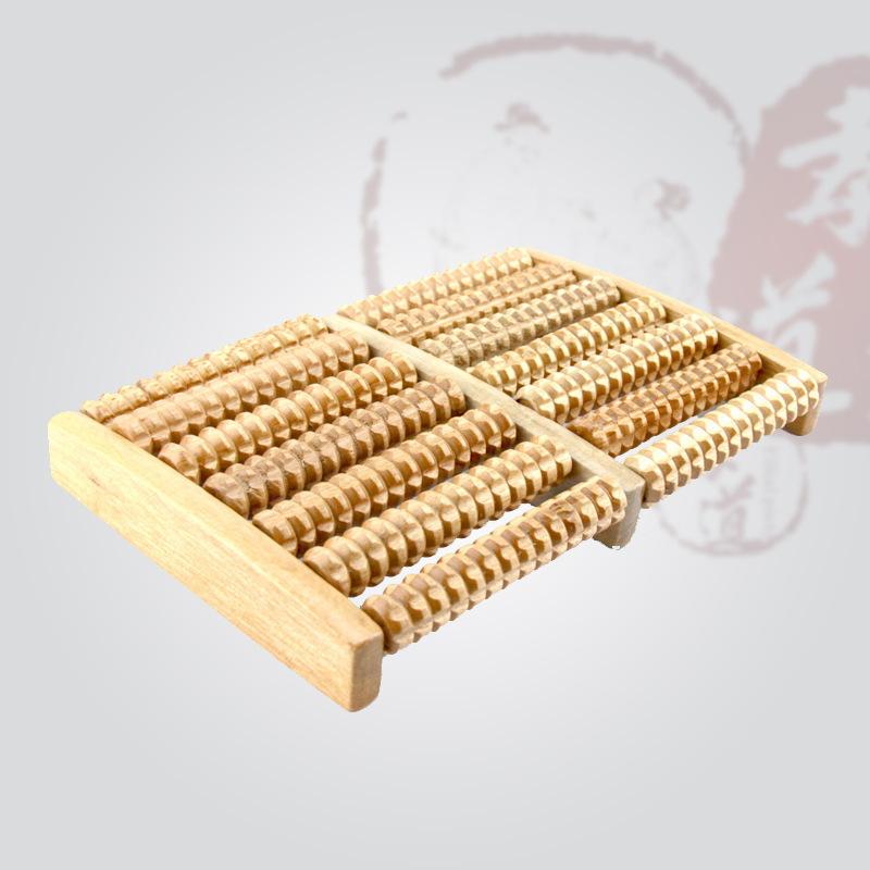 1PC Wooden Foot Massage Roller - Reflexology Foot Roller のレビューと価格