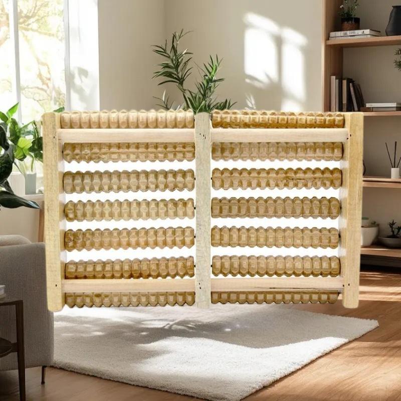1PC Wooden Foot Massage Roller - Reflexology Foot Roller のレビューと価格