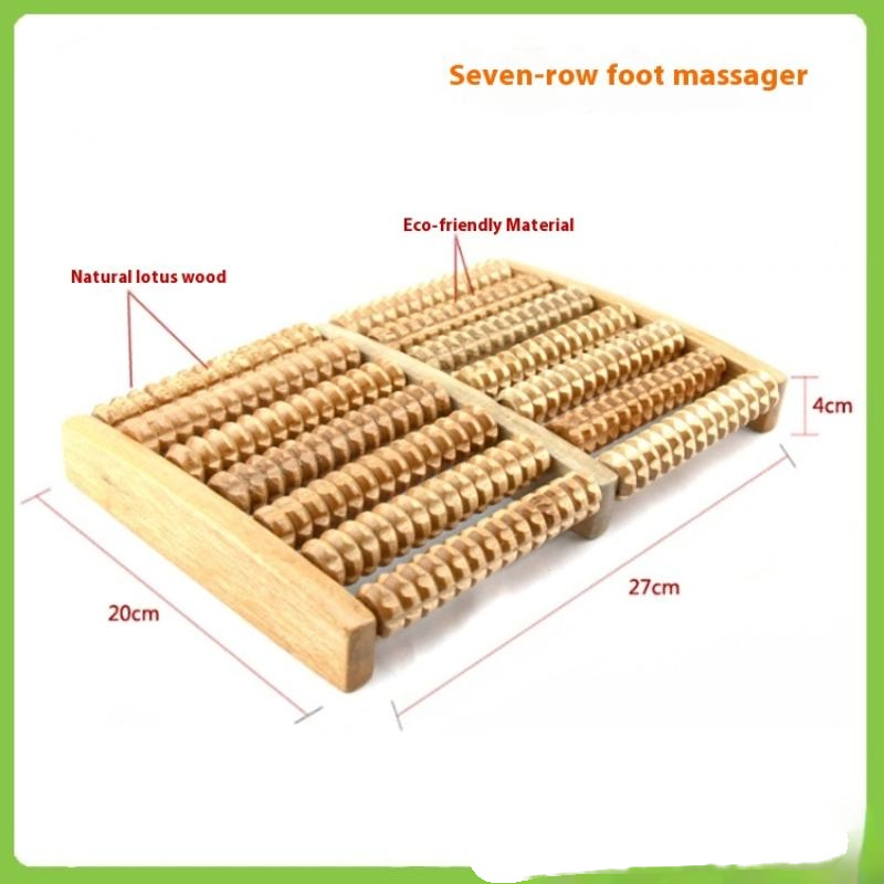 1PC Wooden Foot Massage Roller - Reflexology Foot Roller のレビューと価格