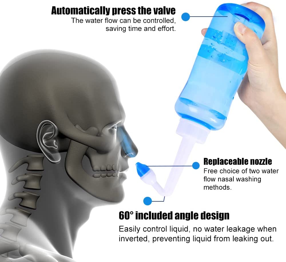 Professional Nose Wash Cleaner - Neti Pot Nasal Rinse のレビューと価格